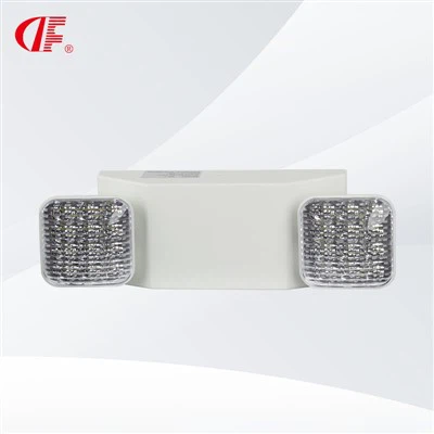 DF-1 Dwugłowicowe światło awaryjne LED, zasilanie bateryjne, znak wyjścia Combo UL, 6-zestaw